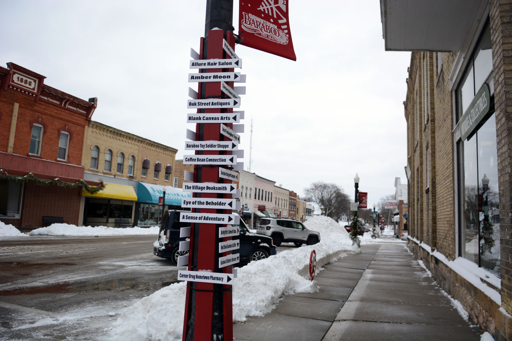 Snowstorm aftermath Dec. 30 in Baraboo, Portage